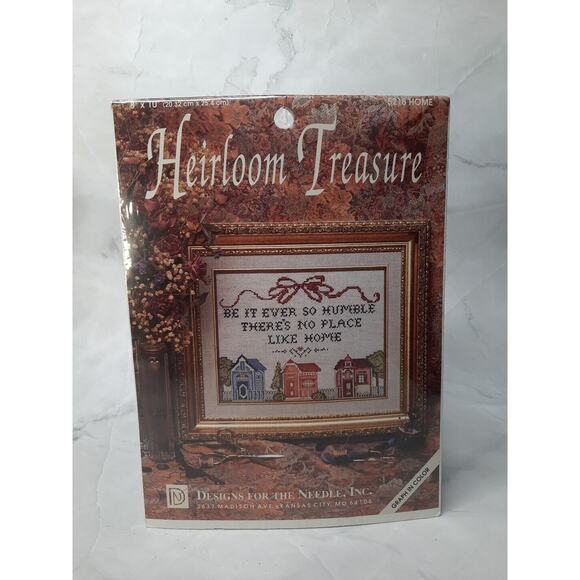 Designs For The Needle Heirloom Treasure Counted Cross Stitch Kit 5218 Home 8x10 - Picture 1 of 7